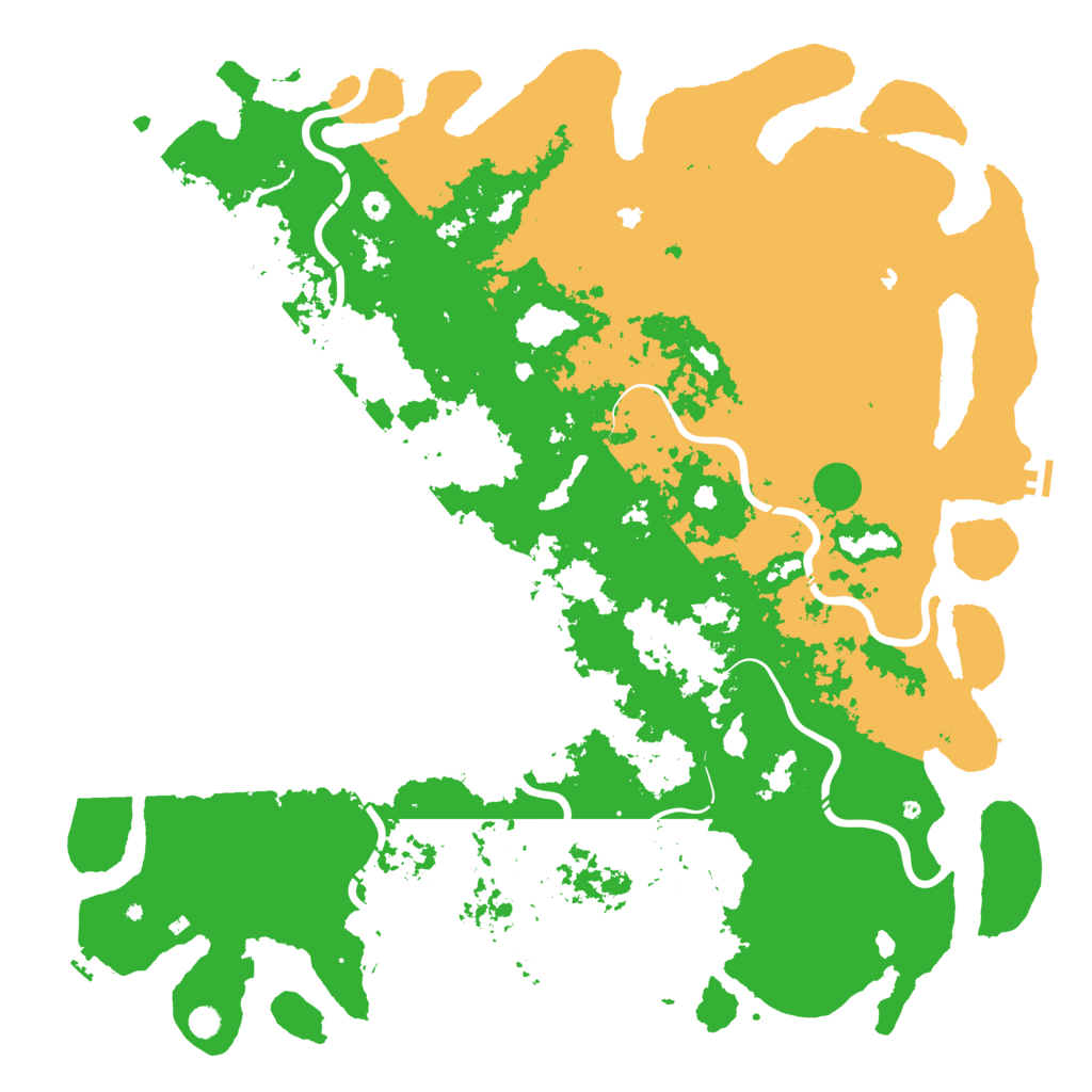 Biome Rust Map: Procedural Map, Size: 6000, Seed: 487291563