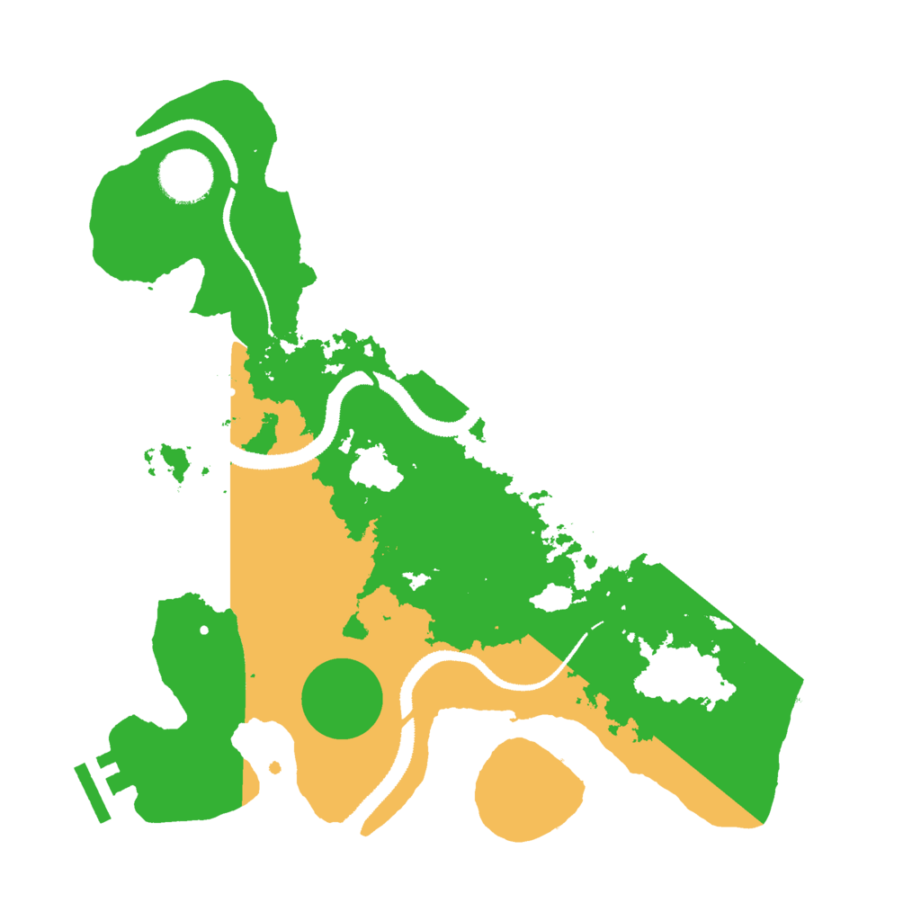 Biome Rust Map: Procedural Map, Size: 3000, Seed: 928651042