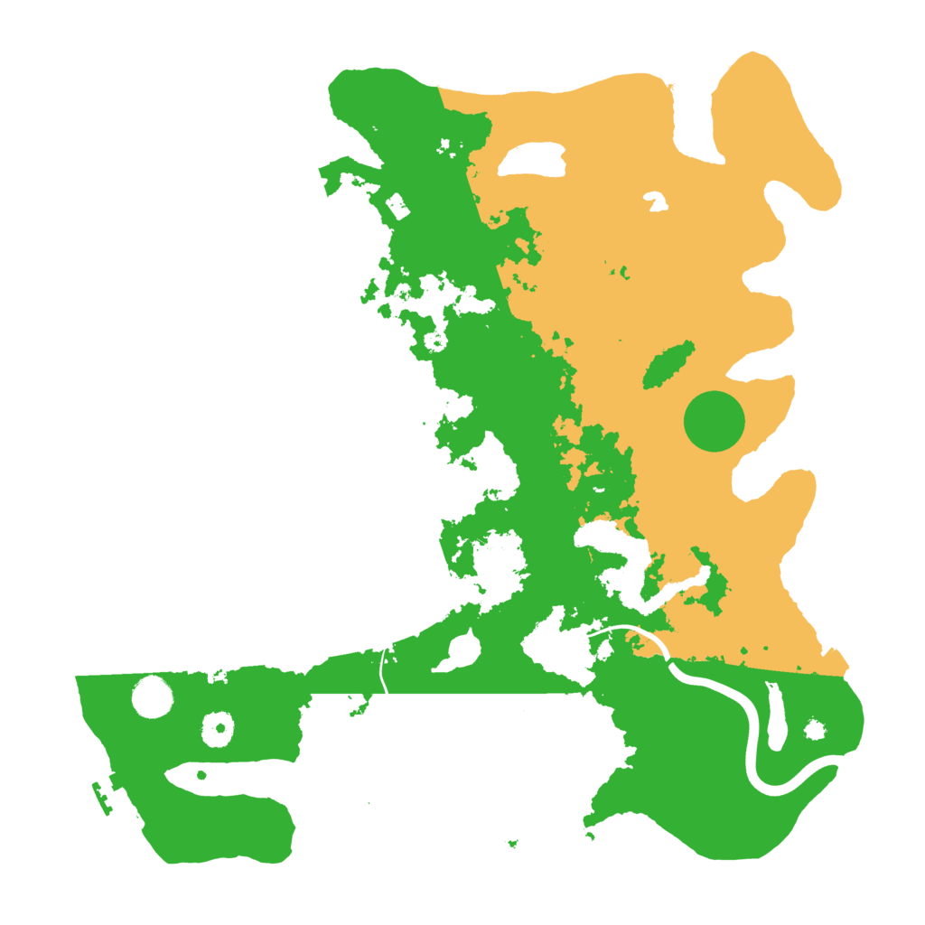 Biome Rust Map: Procedural Map, Size: 4000, Seed: 1130931400