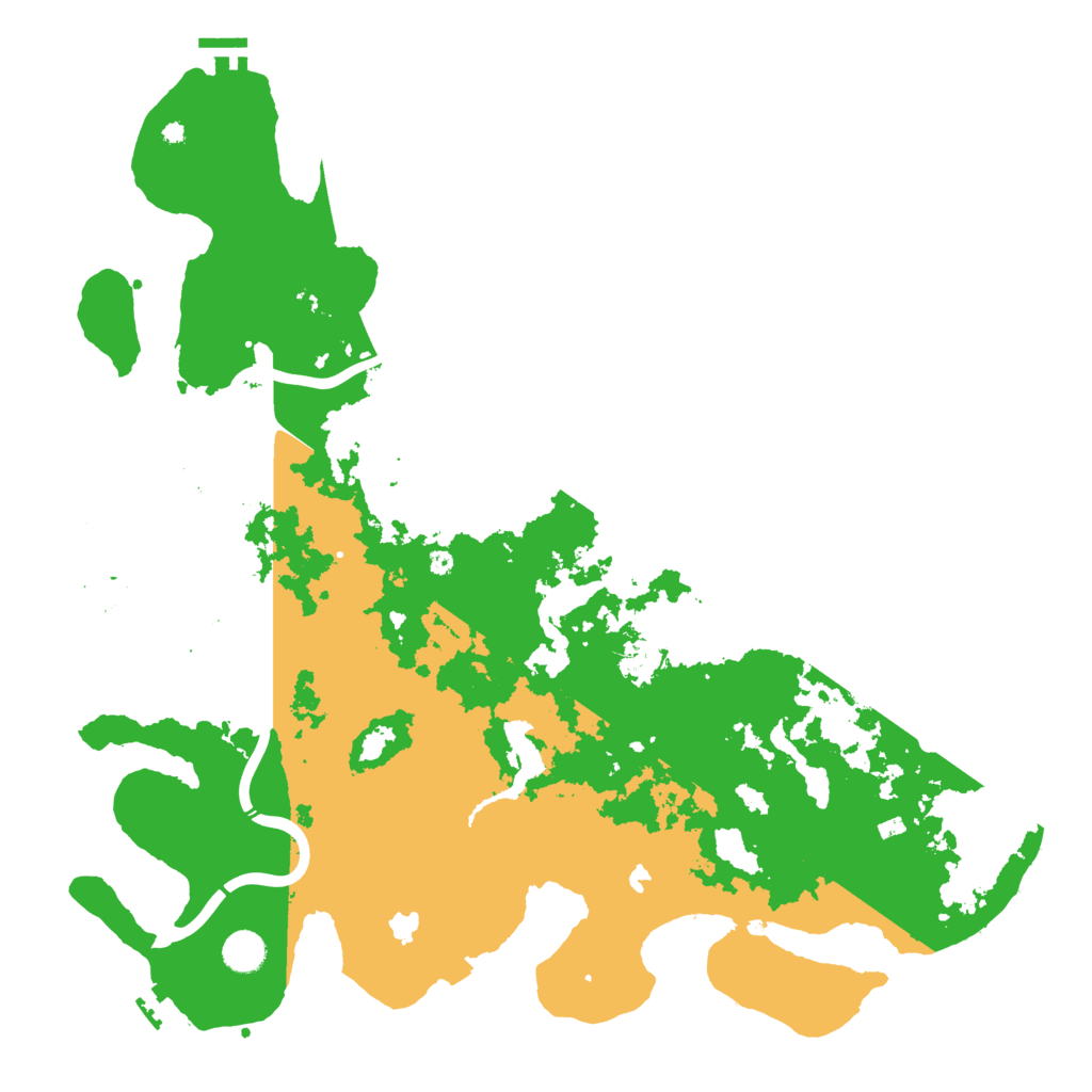 Biome Rust Map: Procedural Map, Size: 4500, Seed: 1467460264