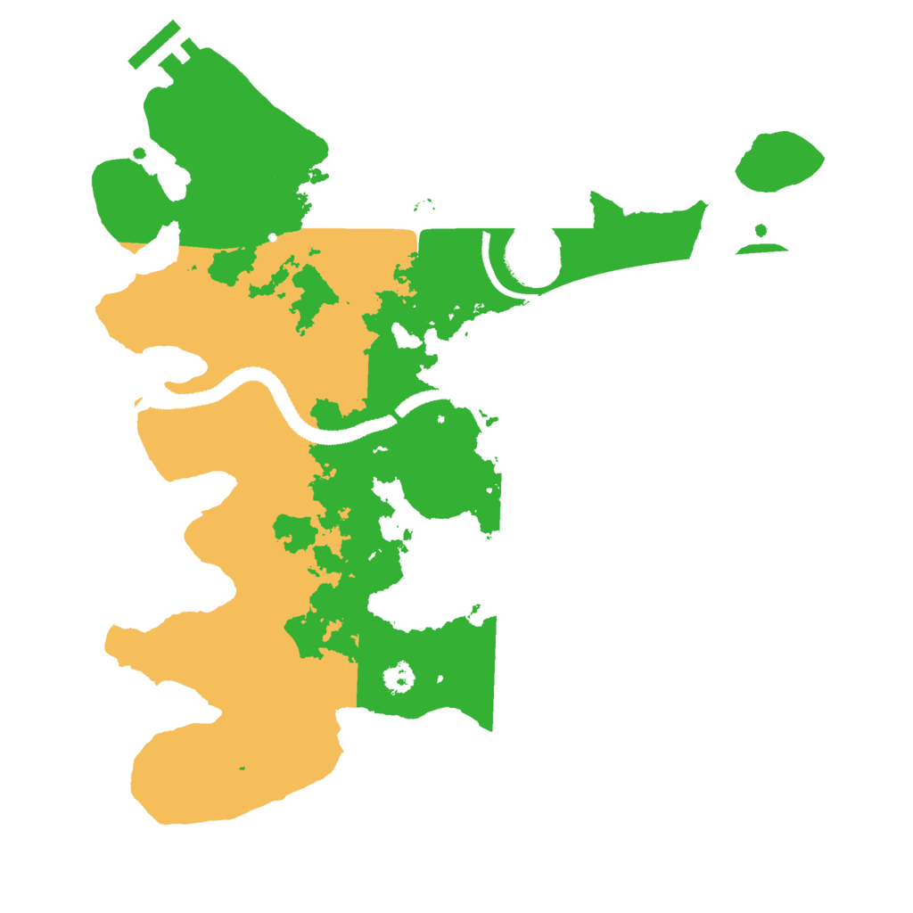 Biome Rust Map: Procedural Map, Size: 3000, Seed: 450288344