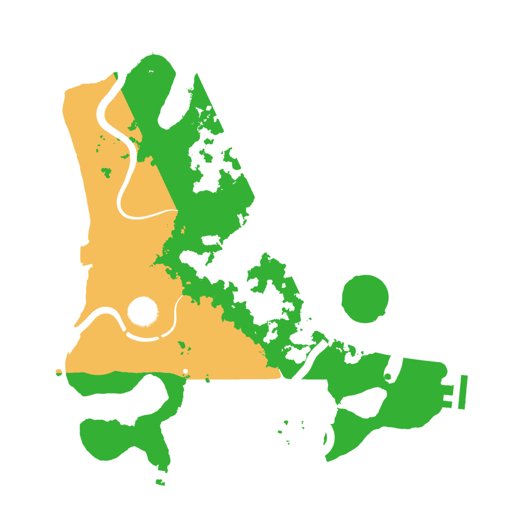 Biome Rust Map: Procedural Map, Size: 3000, Seed: 734258343
