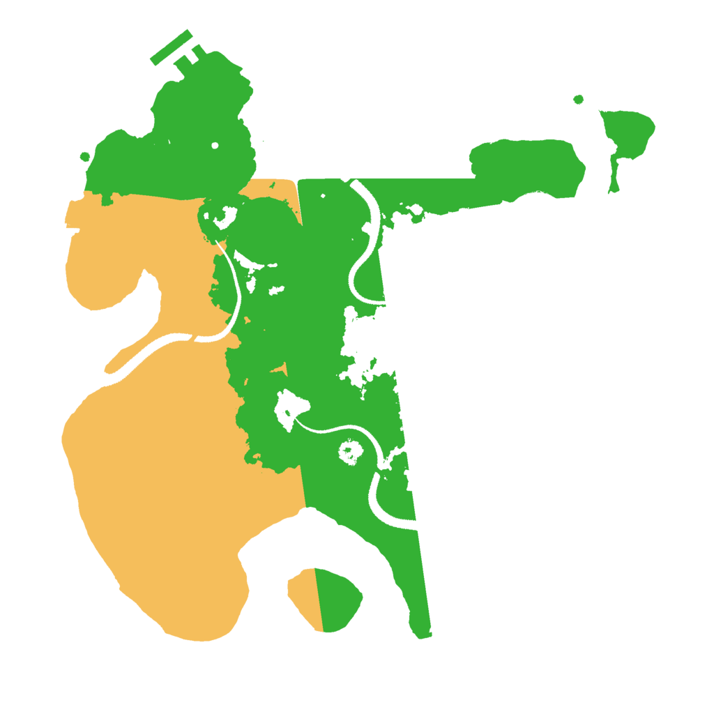 Biome Rust Map: Procedural Map, Size: 3000, Seed: 688899028
