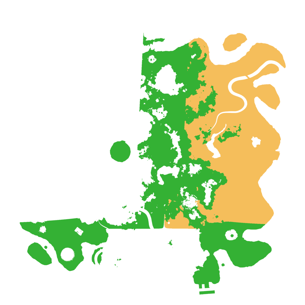 Biome Rust Map: Procedural Map, Size: 4000, Seed: 468350277