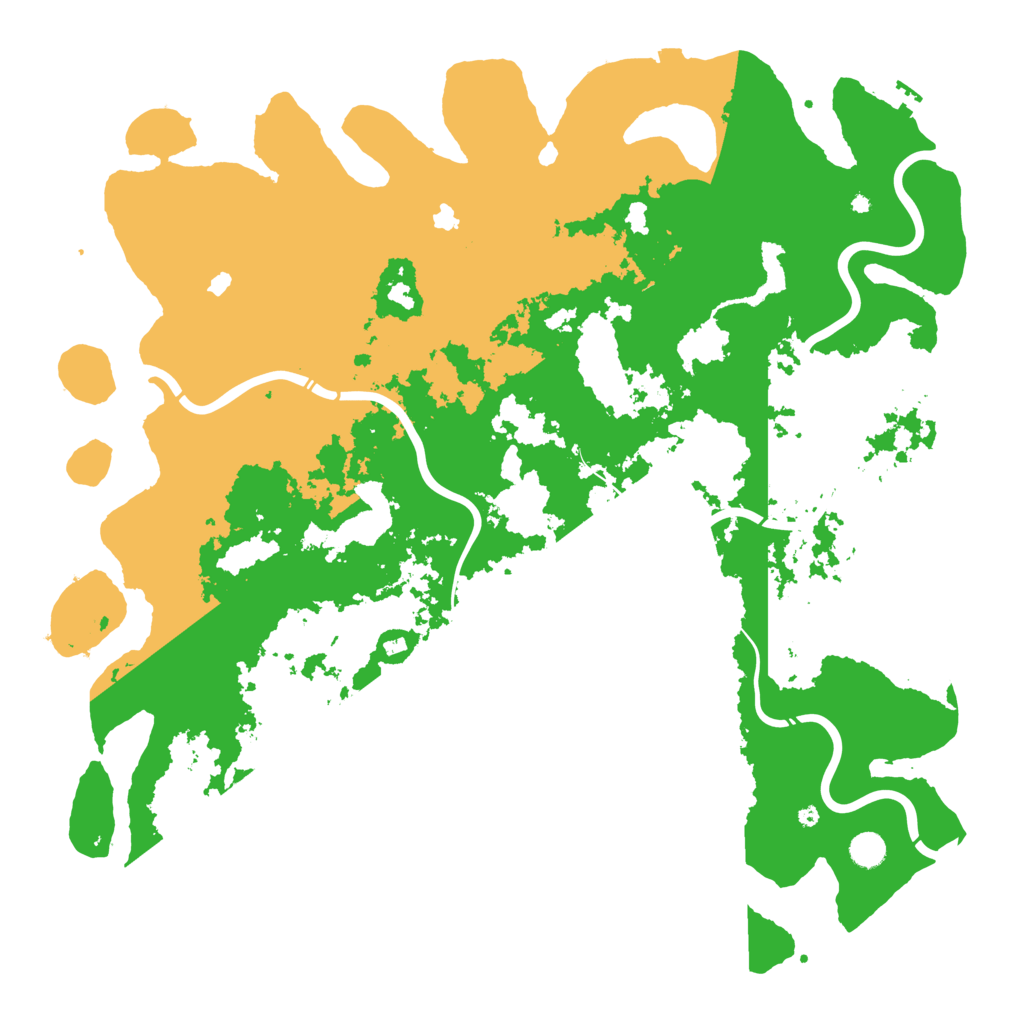 Biome Rust Map: Procedural Map, Size: 5000, Seed: 78731