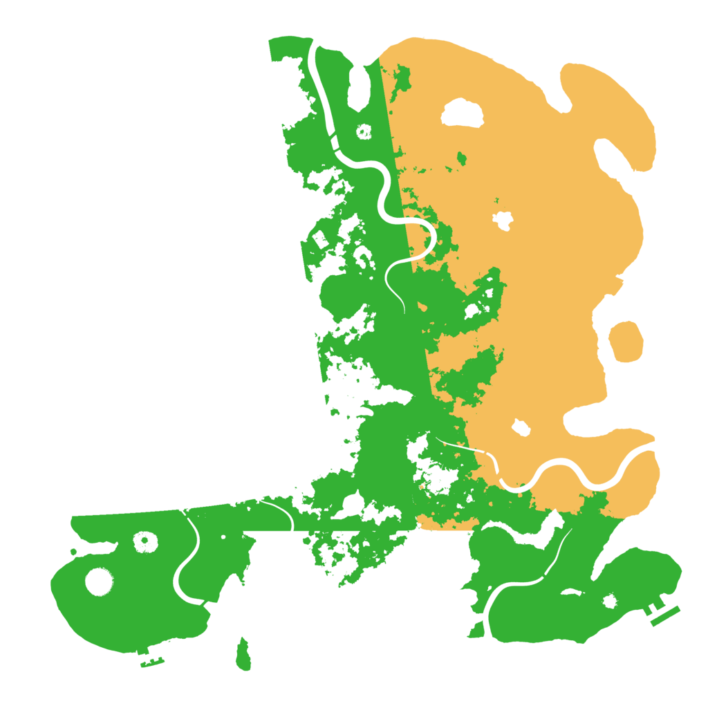 Biome Rust Map: Procedural Map, Size: 4500, Seed: 657116082