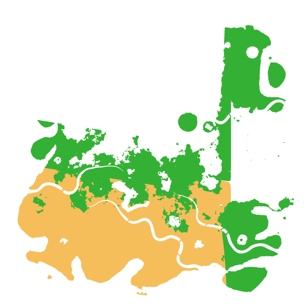 Biome Rust Map: Procedural Map, Size: 4500, Seed: 189428721