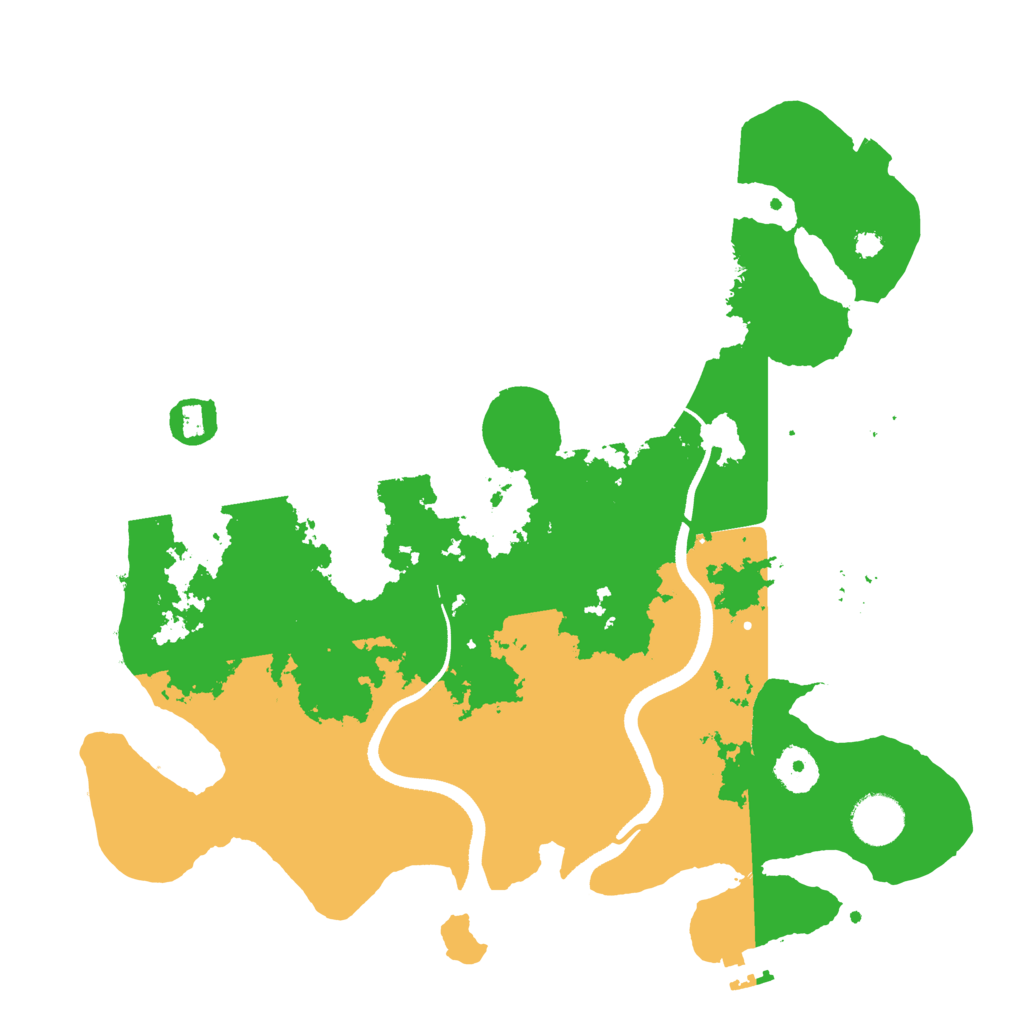 Biome Rust Map: Procedural Map, Size: 3500, Seed: 642880613
