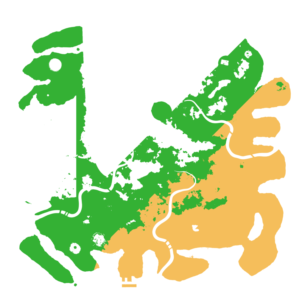 Biome Rust Map: Procedural Map, Size: 4250, Seed: 518210999