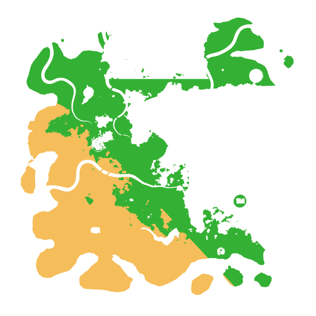 Biome Rust Map: Procedural Map, Size: 4050, Seed: 1579086236