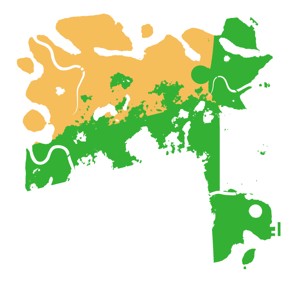 Biome Rust Map: Procedural Map, Size: 4250, Seed: 1355782165