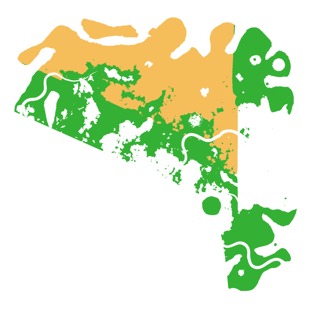 Biome Rust Map: Procedural Map, Size: 4500, Seed: 222036967