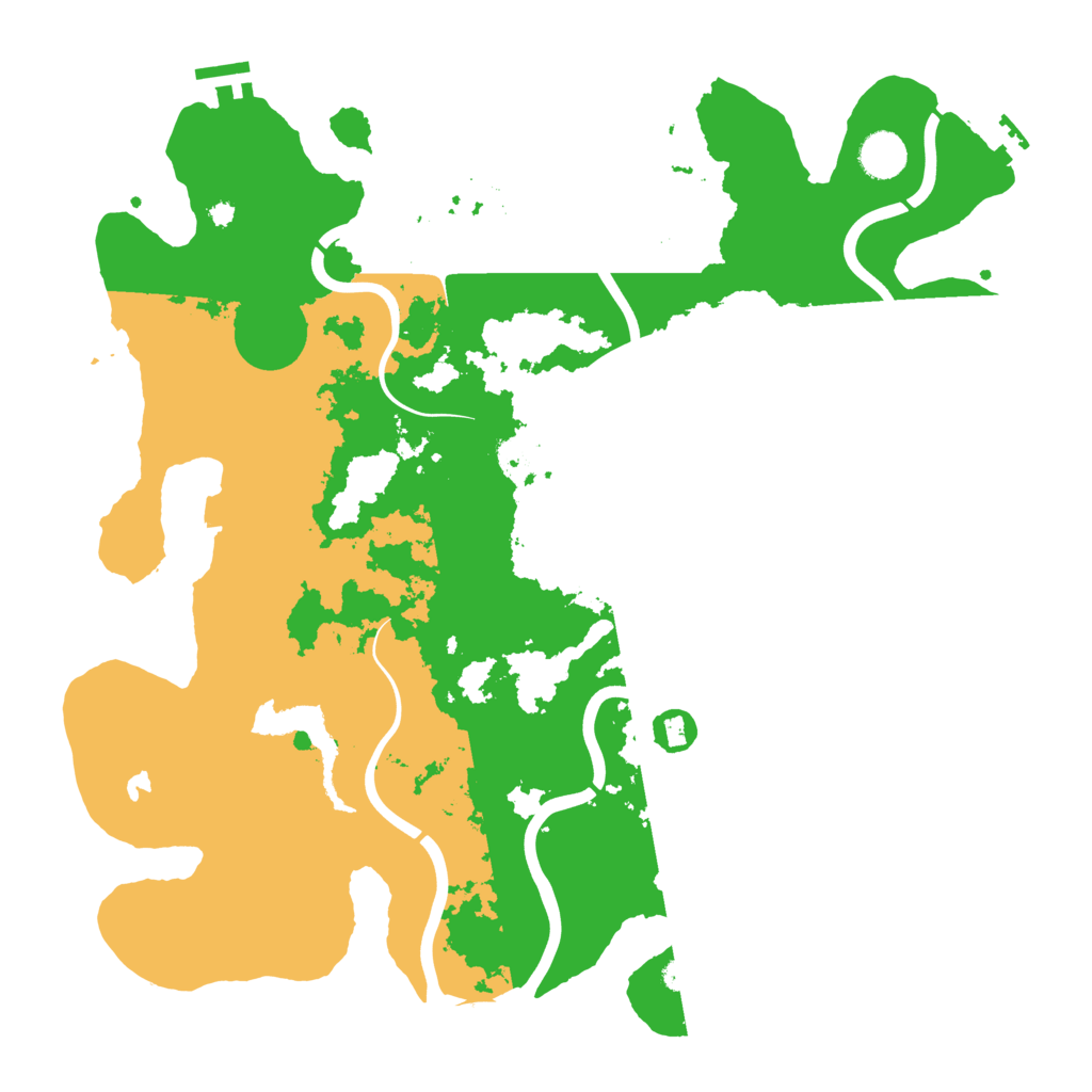 Biome Rust Map: Procedural Map, Size: 4050, Seed: 735116797