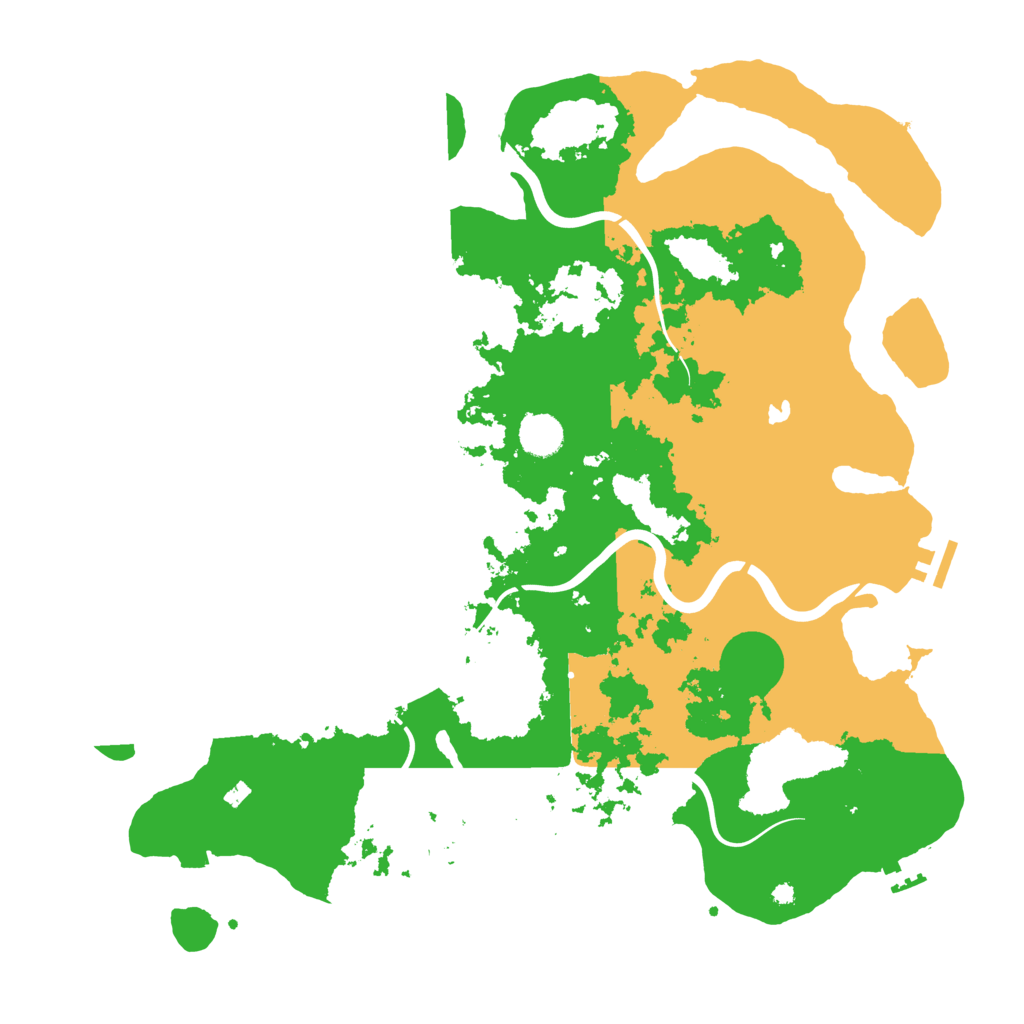 Biome Rust Map: Procedural Map, Size: 4250, Seed: 734070438