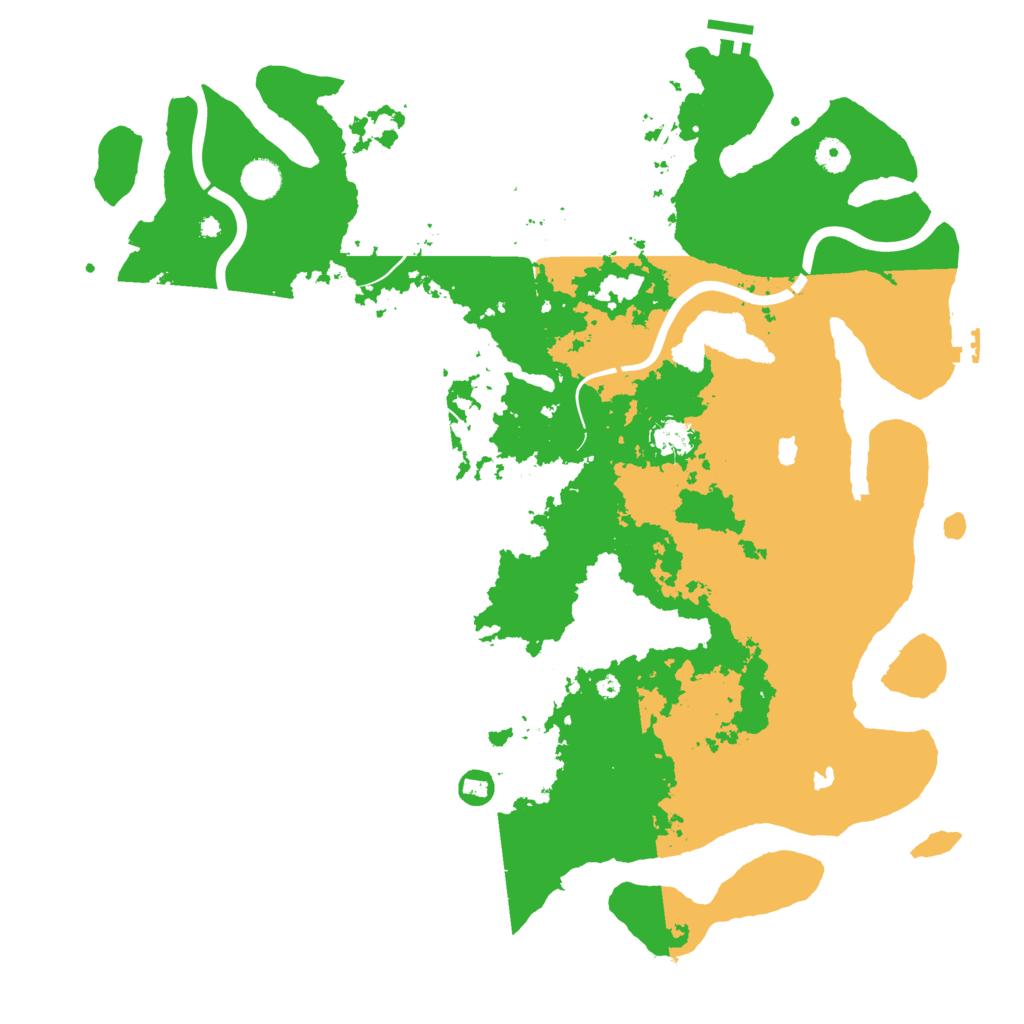 Biome Rust Map: Procedural Map, Size: 4500, Seed: 1808778264