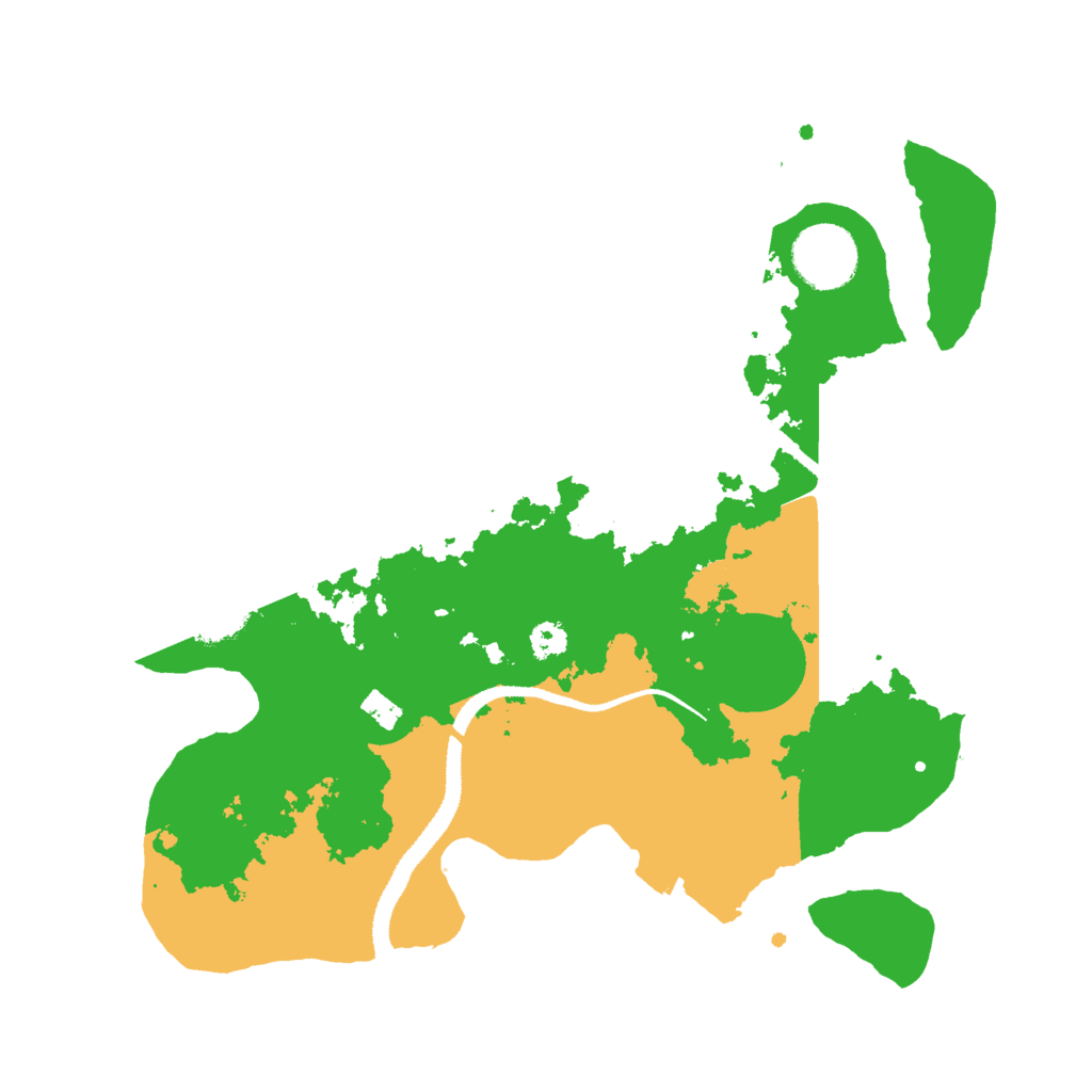 Biome Rust Map: Procedural Map, Size: 3000, Seed: 10435