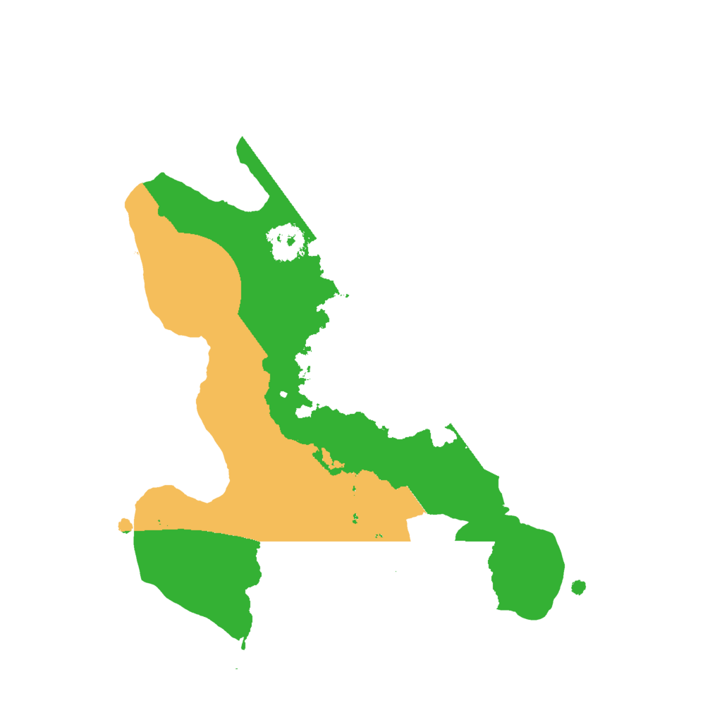 Biome Rust Map: Procedural Map, Size: 2000, Seed: 1936655416
