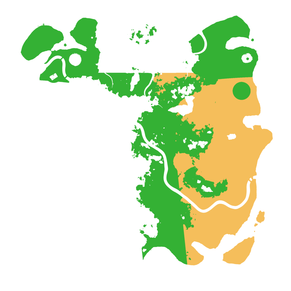 Biome Rust Map: Procedural Map, Size: 4300, Seed: 1695525415