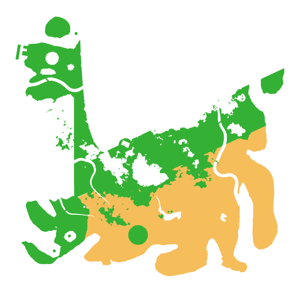 Biome Rust Map: Procedural Map, Size: 4000, Seed: 15538