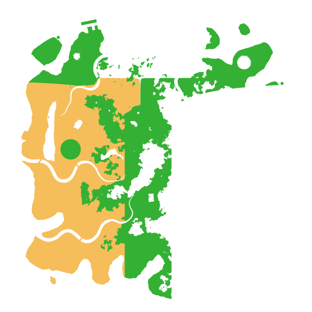Biome Rust Map: Procedural Map, Size: 4050, Seed: 1270494565
