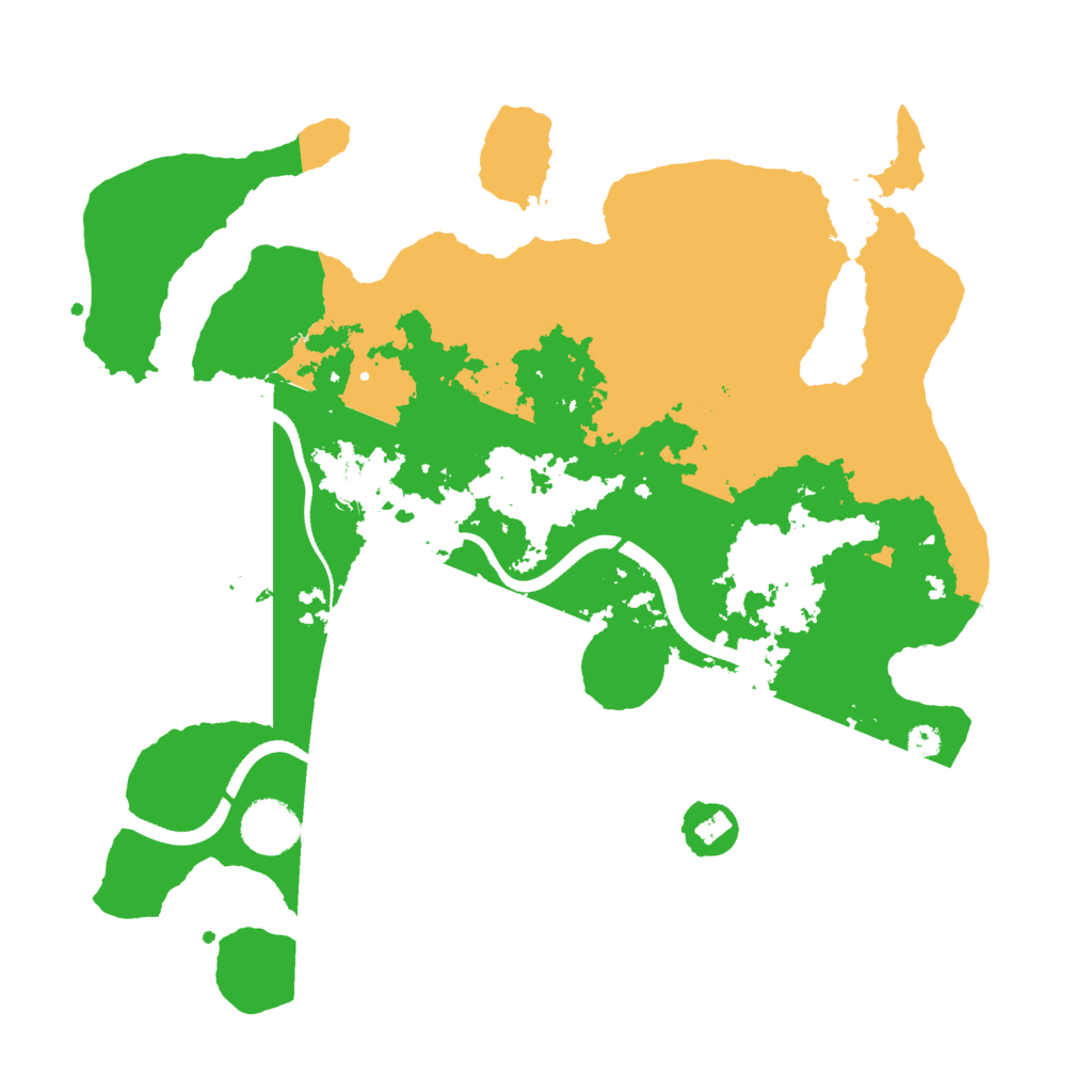 Biome Rust Map: Procedural Map, Size: 3500, Seed: 1574383374