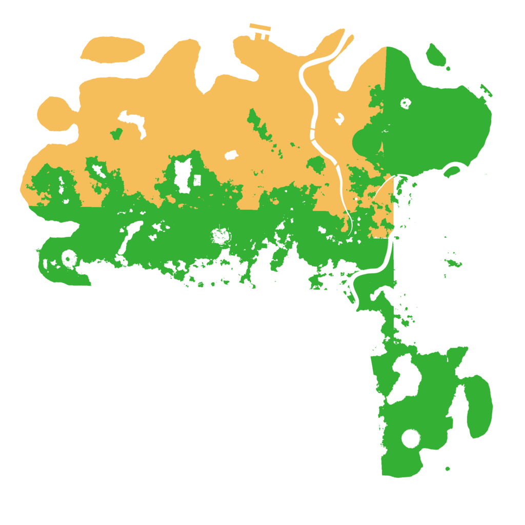 Biome Rust Map: Procedural Map, Size: 5000, Seed: 2108445325