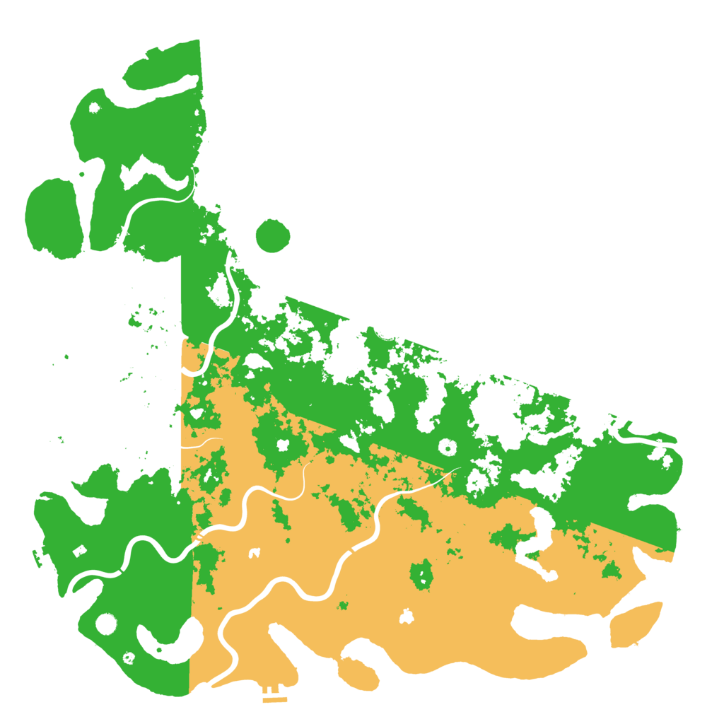Biome Rust Map: Procedural Map, Size: 6000, Seed: 16901