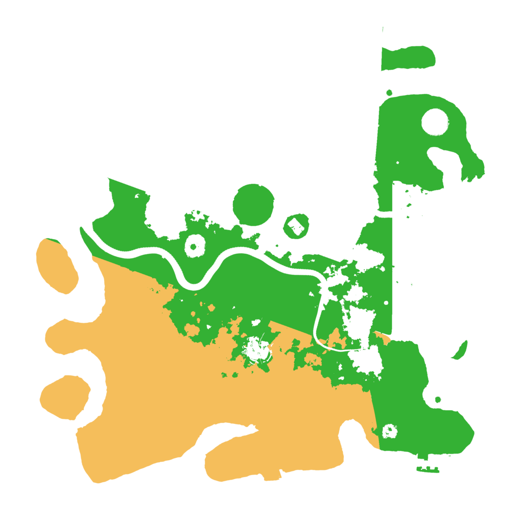 Biome Rust Map: Procedural Map, Size: 3500, Seed: 1575801876