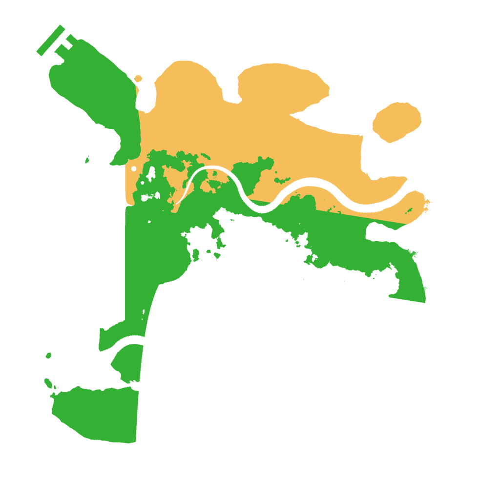 Biome Rust Map: Procedural Map, Size: 2800, Seed: 673539094