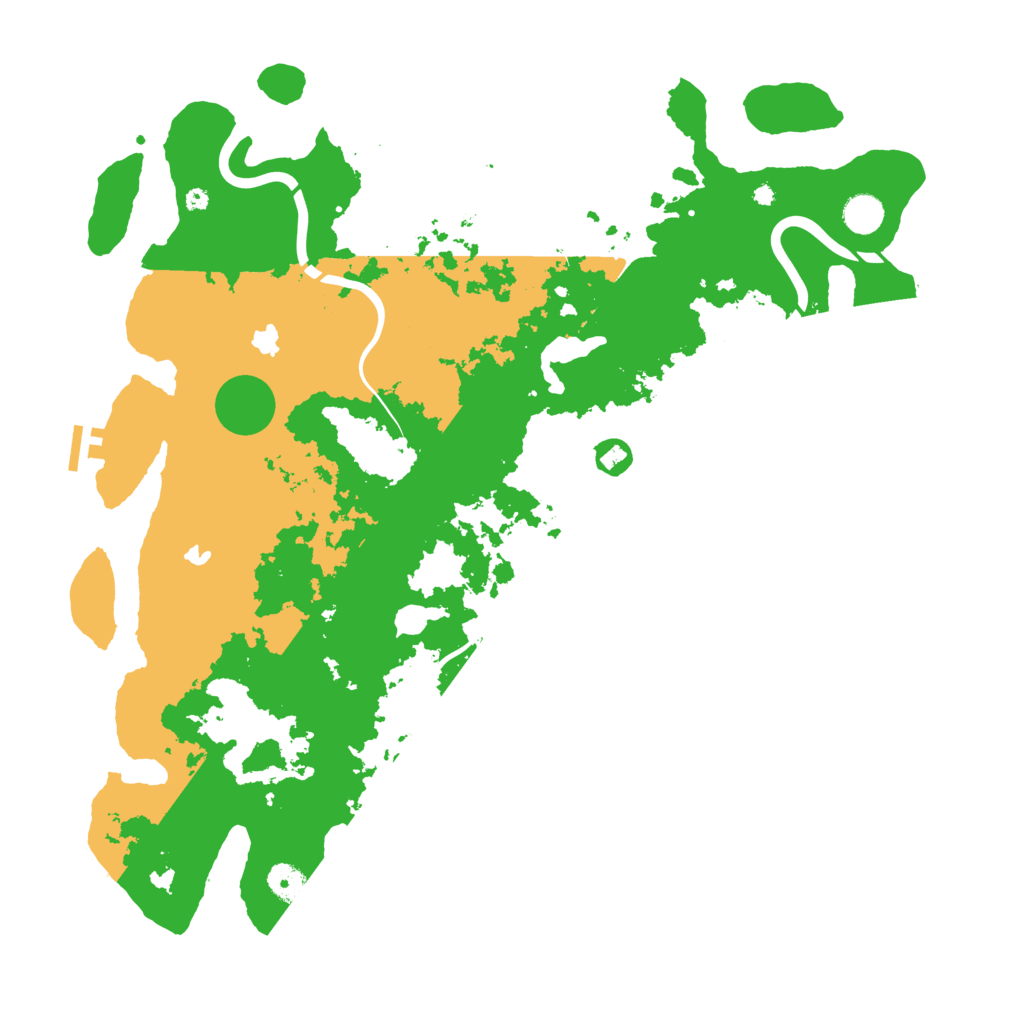 Biome Rust Map: Procedural Map, Size: 4500, Seed: 1373963729