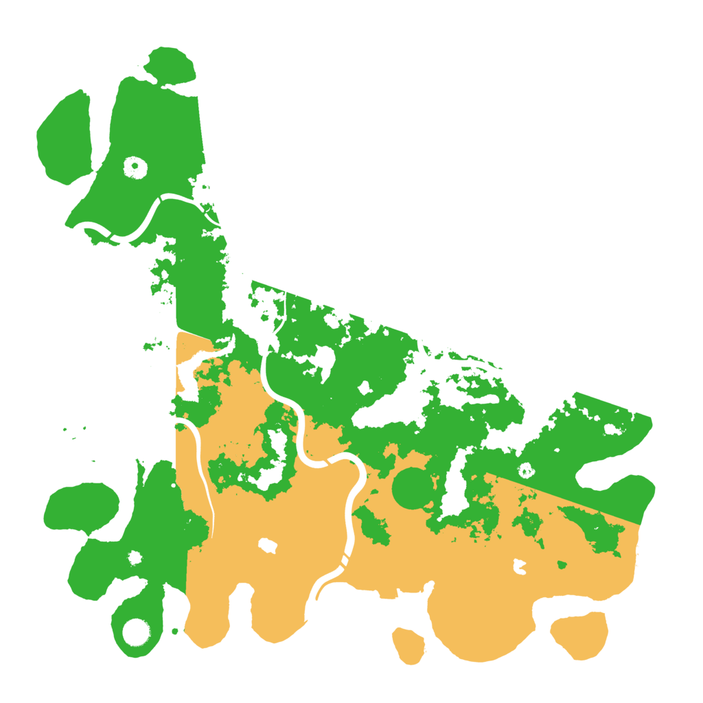 Biome Rust Map: Procedural Map, Size: 4500, Seed: 738291
