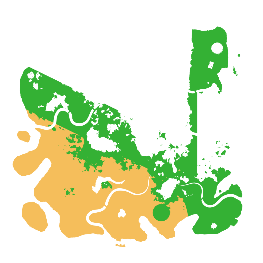 Biome Rust Map: Procedural Map, Size: 4050, Seed: 26629222