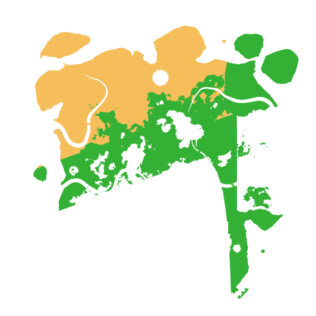 Biome Rust Map: Procedural Map, Size: 3500, Seed: 474756756