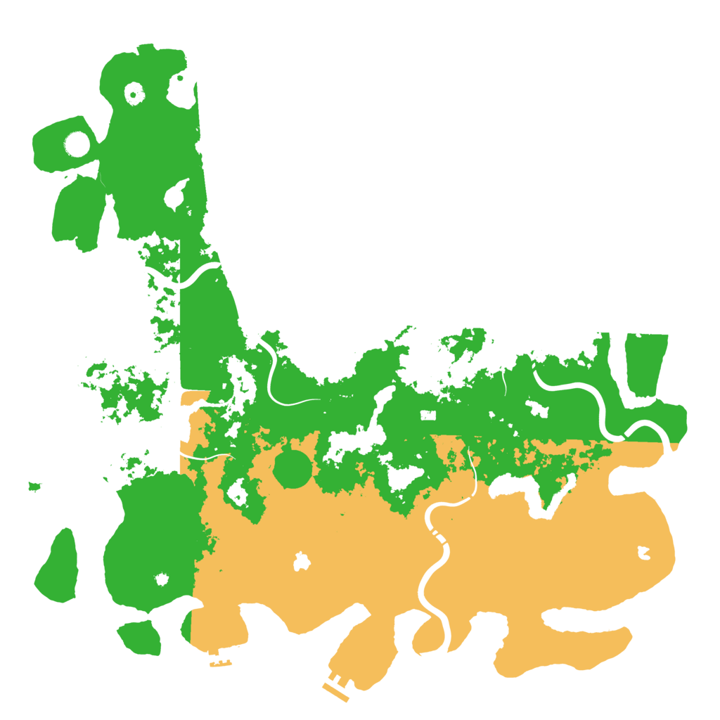Biome Rust Map: Procedural Map, Size: 5000, Seed: 1638457417