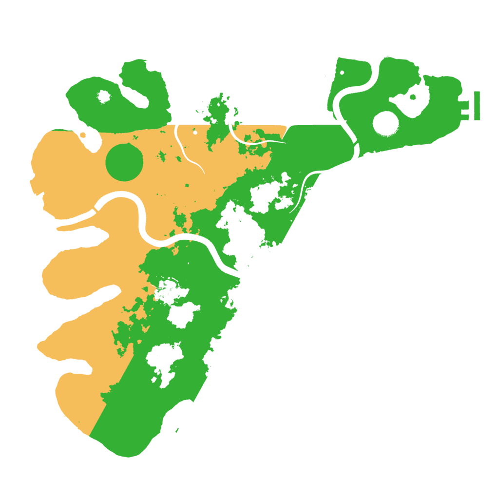 Biome Rust Map: Procedural Map, Size: 3500, Seed: 1483477661