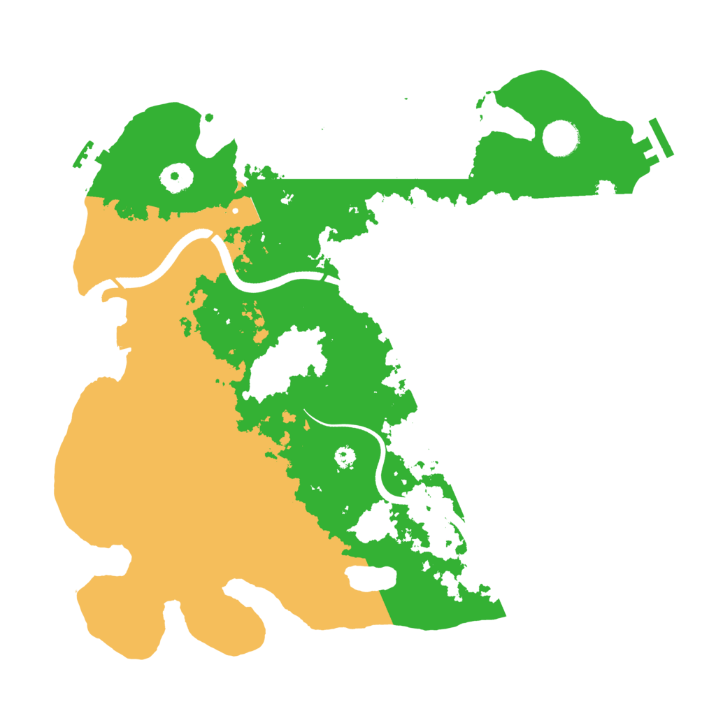 Biome Rust Map: Procedural Map, Size: 3500, Seed: 1832657471
