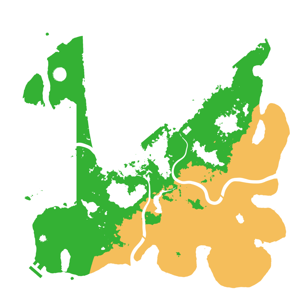 Biome Rust Map: Procedural Map, Size: 4000, Seed: 1826721161