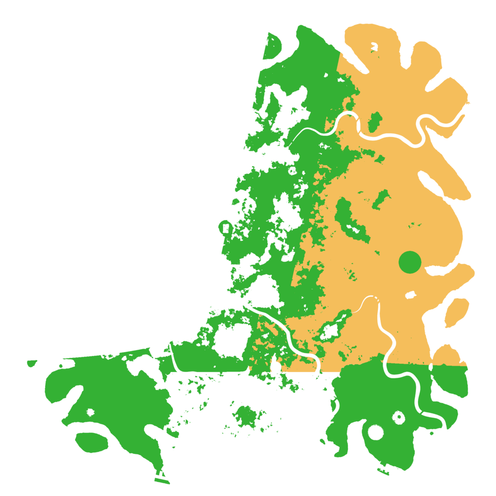 Biome Rust Map: Procedural Map, Size: 5800, Seed: 777123
