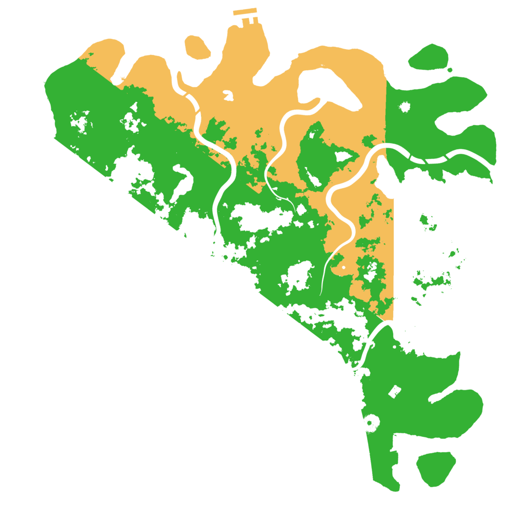Biome Rust Map: Procedural Map, Size: 4500, Seed: 19563628