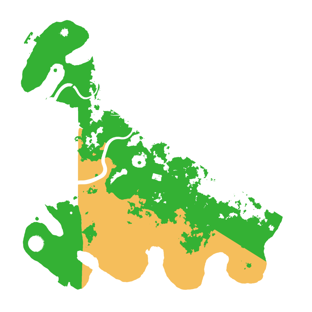 Biome Rust Map: Procedural Map, Size: 3500, Seed: 1270205424
