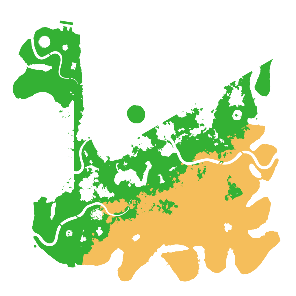 Biome Rust Map: Procedural Map, Size: 4500, Seed: 2023067090