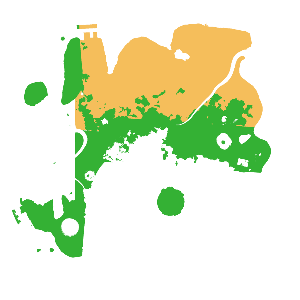Biome Rust Map: Procedural Map, Size: 3000, Seed: 5127899