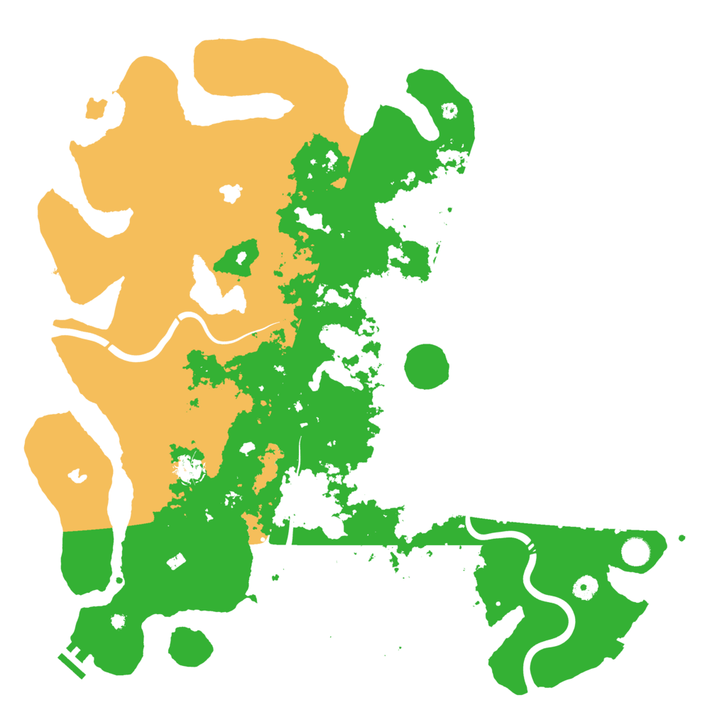 Biome Rust Map: Procedural Map, Size: 4500, Seed: 1709582377