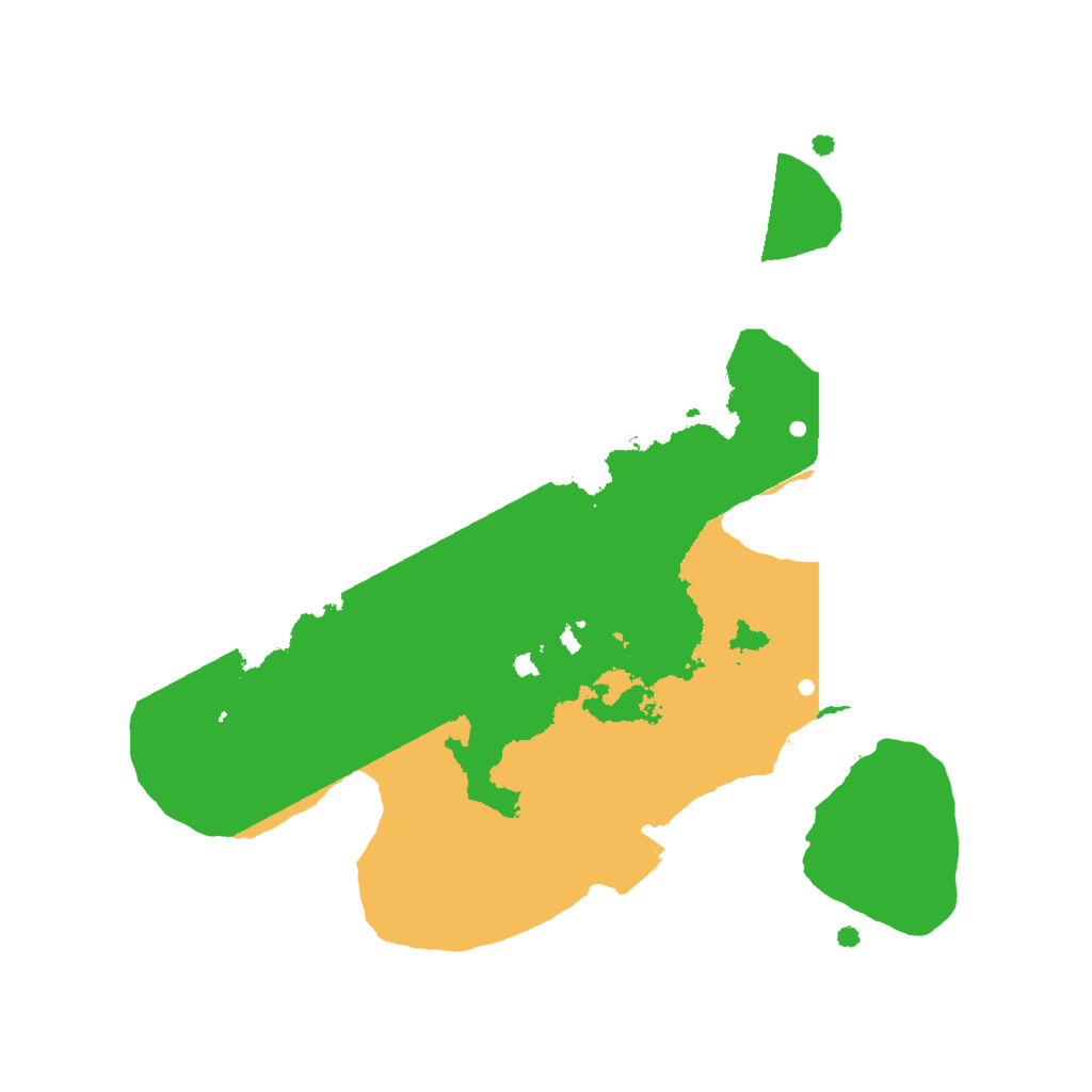 Biome Rust Map: Procedural Map, Size: 2000, Seed: 1394725737