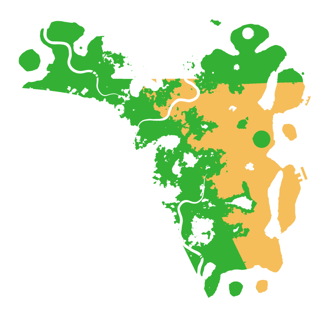 Biome Rust Map: Procedural Map, Size: 4800, Seed: 57891542