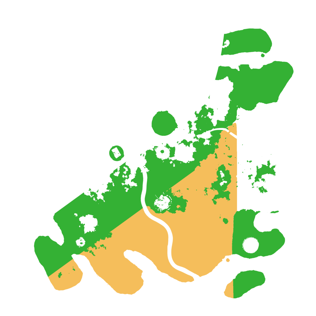 Biome Rust Map: Procedural Map, Size: 3500, Seed: 163846785