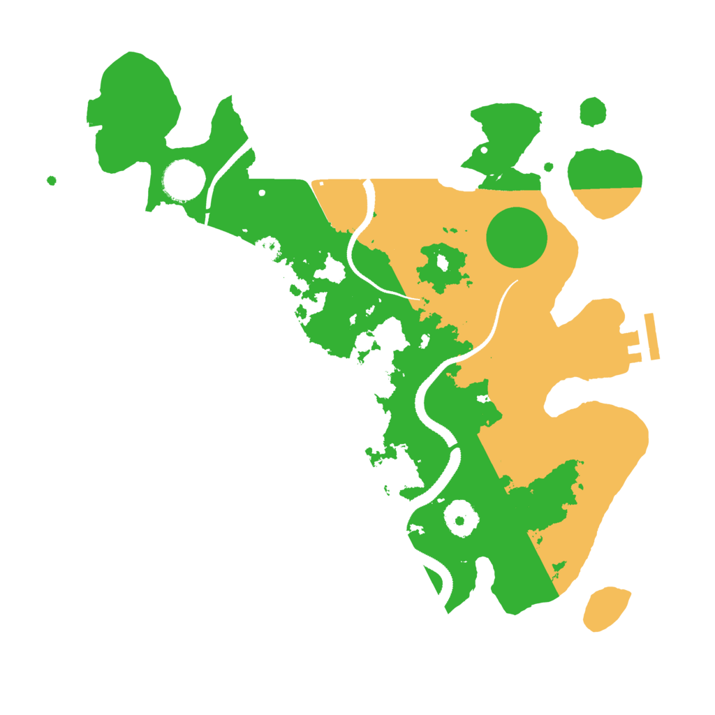 Biome Rust Map: Procedural Map, Size: 3100, Seed: 2038036448