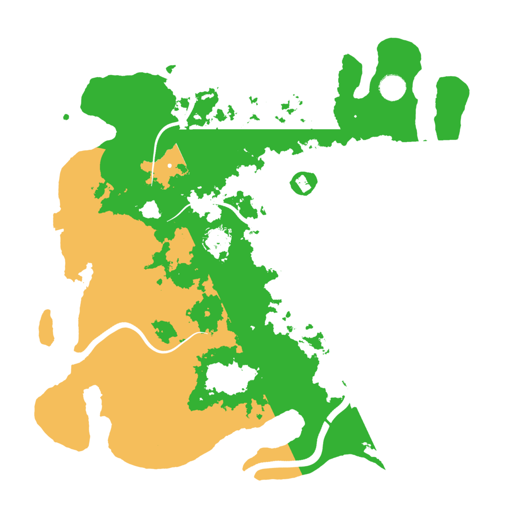 Biome Rust Map: Procedural Map, Size: 3500, Seed: 1746005783