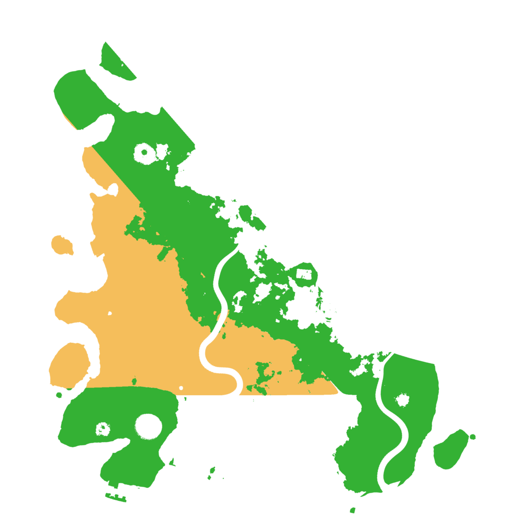 Biome Rust Map: Procedural Map, Size: 3700, Seed: 715261697