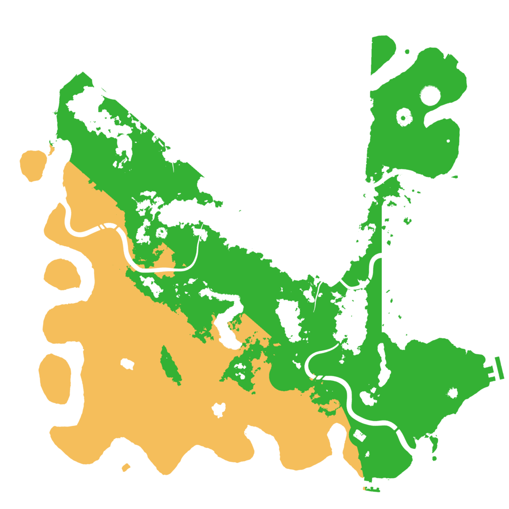Biome Rust Map: Procedural Map, Size: 4500, Seed: 333750571